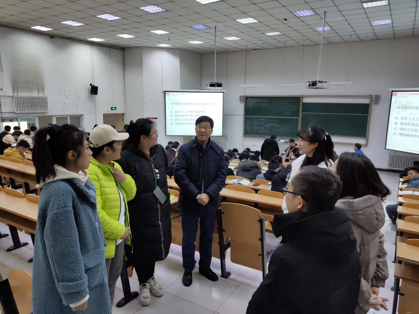 思政会课厅第九期——随堂听课促成长,教学指导有实效